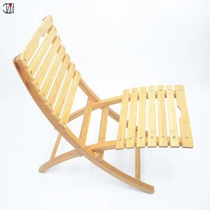 Wholesale detachable bamboo nap chair sun lounger chair suitable beach patio