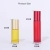 Wholesale empty Aromatherapy essential oil perfume 5ml frosted color glass roll on bottles