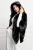 Import wholesale factory price 2021 fashion fur cape ladies mink fur poncho from China