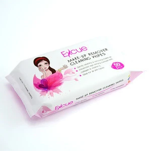 Wholesale feminne makeup remover cleaning face wet wipe hygiene care adult  wet wipes