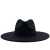 Import Wholesale High Quality 9.5 CM Wide Brim Solid Colors Felt Fedora Hats Winter Warm Vintage Jazz Fedora Hats For Women And Men from China