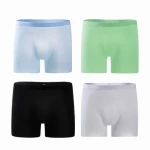 Wholesale High Quality Ice Silk Comfortable Breathable Mens Boxer Underwear Boxer Shorts