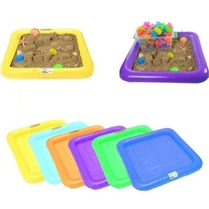 Wholesale Indoor Play Sand Children Toys Mars Space Inflatable Sand Tray Accessories Plastic Mobile Table