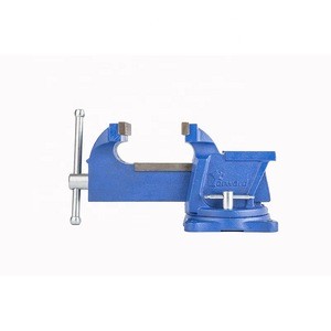 Wholesale industrial bench vice 0805 light duty low price hand swivel bench vise with anvil type