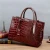 Import wholesale luxury handbag large leather designer shoulder bag leather handbag from China