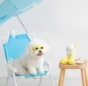 Wholesale Pet Biting Playing Squeaky Stuffed Lemon Tea Plush Pet Dog Toy