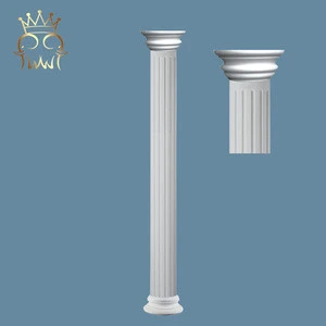 wholesale plastic decorative roman column house round pillar design for building