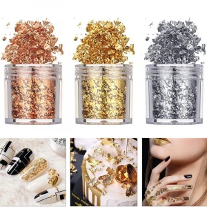 Wholesale Private Logo Fashion Gold And Silver Foil Paper For Nail Painting And Handcraft