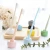 Import Wholesale Round Shape Colourful Ceramic Bathroom Accessories Set Toothbrush Holder from China