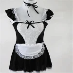 wholesale  french maid cosplay costume lace nude mesh lingerie for women  costume cc078