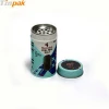 Wholesale small round metal spice tins with shaker lids