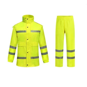 Wholesale TC Fabric Industry Construction Safety Clothing With Reflective Stripe