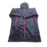 Wholesale Waterproof Custom Surf Poncho Warm Fleece Towel Poncho Coat Changing Surf Robe