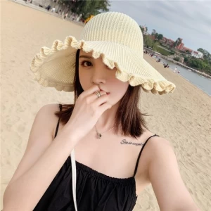 Wholesale Women Summer Sun Hat Fashion Bucket Hats Outdoor Girl  Funny Party Hats 2021