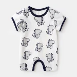 wholesaler custom printed cute designer brand baby rompers