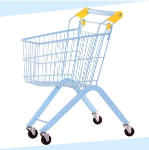 Wholesales mini supermarket shopping cart kids trolley with wheels shopping trolley