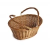 wicker basket for gift food fruit, wicker basket with flexible handle