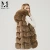 Import Winter Hot Selling Fur Hood Vest Thick Warm Real Fox Fur Vest Oversize Gilet Women Girls Ladies Sleeveless Fur Vest from China