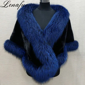 Women 9Colors Winter Luxury Fashion Fake Mink Fur Capes,Fake Mink Fur Ponchos,Fake Mink Fur Shawls