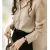 Import Women&#039;s blouses fall 2019 vintage long-sleeved shirts from China