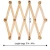 Import wood expandable foltable Accordion Style Wall Coat Rack for Hat Coffee Mug Key Necktie Jewelry Umbrella Pet rope from China