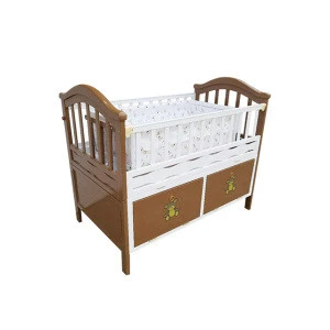 Wood Material Hanging Cot and Customized Size Kids cradle crib