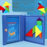 Wooden Colorful Childrens Early Education Magnetic Building Blocks Magnetic Game For Kids Magnet Game
