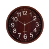 Wooden decorative wall clock for promotion item