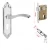 Import WUYINGHAO ss door handle lock stainless steel interior toilet room door lock set from China