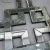 Import WXM-1590 Wall Decoration Silver Glass Modern Square Wall Unique Mirror from China