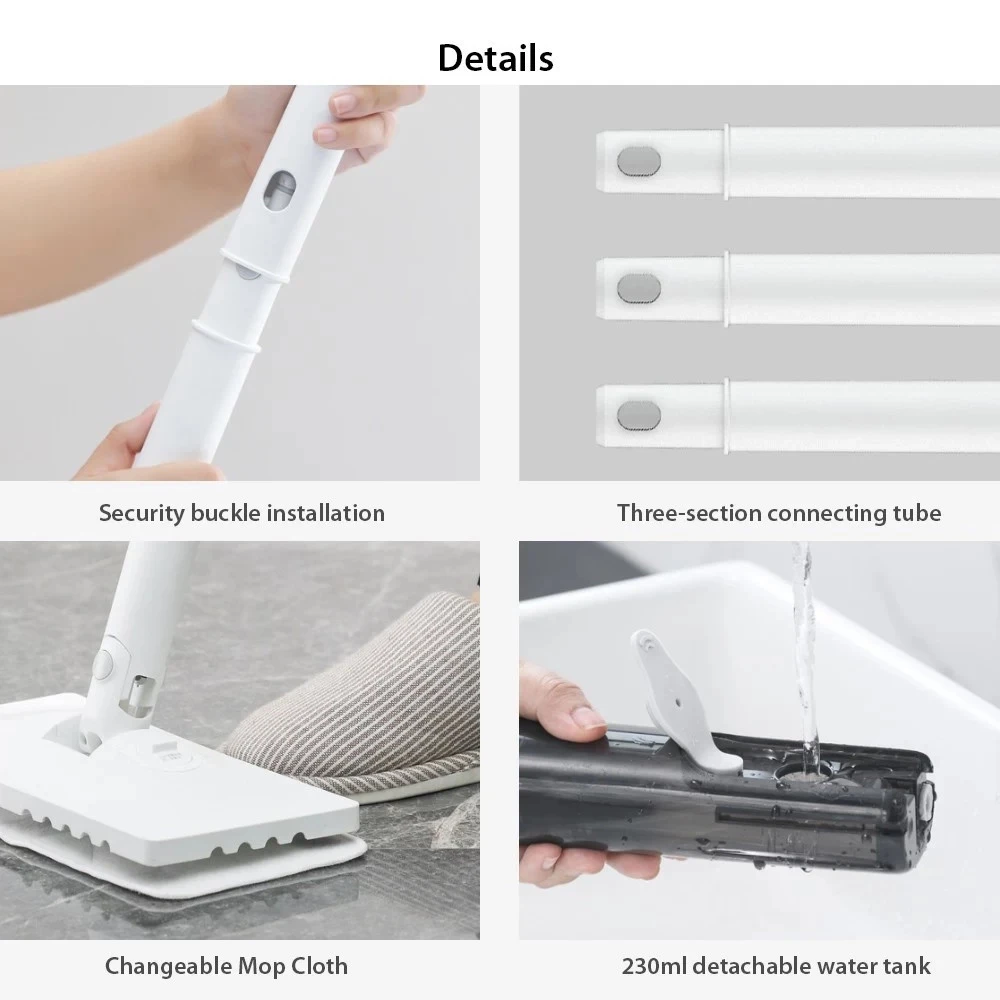 Xiaomi Deerma Multifunctional Cleaner Steam Full Household Vacuum Cleaner Cloth Ironing With 5 Brushes For Floor Bathroom etc