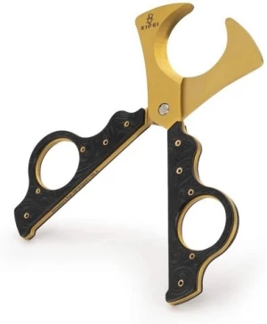XiFei Wholesale  High-end  Custom Logo Zinc Alloy Cigar Scissors Cutter