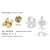 Import XK507 furniture Zinc alloy  hardware folding hidden lat cross table hinges from China