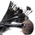 Import Yaeshii natural wooden handle custom makeup brush 24pcs makeup brush for cosmetic tool from China
