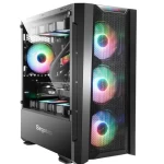 YGM M-ATX/ITX Acrylic Pc Case Desktop Computer Case Silent Water Cooling White Pc Case
