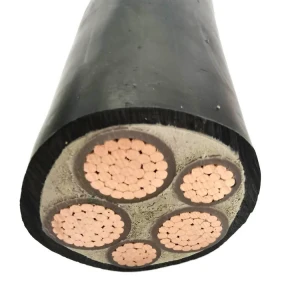 YJV22 copper core XLPE insulated steel tape armored PVC sheathed power cable