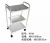 Import YS-807 Cheap 3-Shelves plastic salon trolley for sale with high quality from China