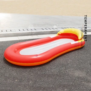 Yujing Best Selling Inflatable Water Park Play Equipment OT3203 Pool Floating Row Bed