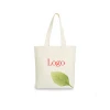 Yunico Wholesale Organic Cotton Custom Printed Shopping Tote Canvas Bag With Logo Printed