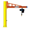Zhongpu designed 1ton 2 ton 3ton Slew Arm JIB Crane potence levage 500 kg to Australia New Zealand USA  France