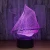 Import ZOGIFT home decor 3D LED Night Light sailboat 3D illusion led lamp Multi-colored Light 3D Hologram Illusion Desk Lamp from China