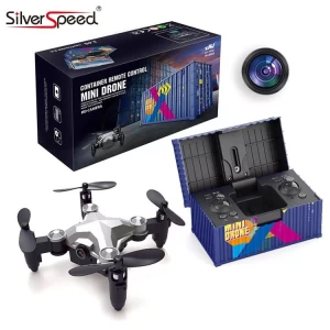 2.4G Mini RC Folding Drone with Container Shape Remote Control Wifi Camera