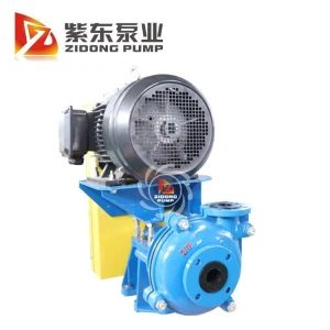 Rubber material acidic liquid slurry pump for chemical and mineral processing plants