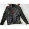 Distressed Motorcycle Vintage Style Leather Jacket for Men