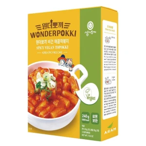 SAMSIOKKI Wonderpokki Vegan Spicy Tteokbokki Korean Rice Cake 2 Servings