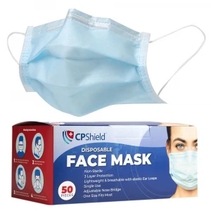 3 Ply Disposable Face Mask Made in USA