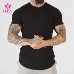 Wholesale Cotton Spandex Fitness Wear Slim Fit Moisture Wicking Men Gym T Shirt