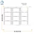 Import 016-5A1 12 month dry erase wall calendar reusable calendar perpetual calendar from China
