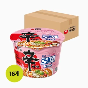 Nongshim Shin Ramyun Rosé Big Bowl Noodles (108g*16)