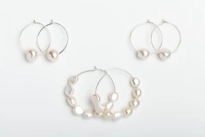 Silver Hoop Earrings
